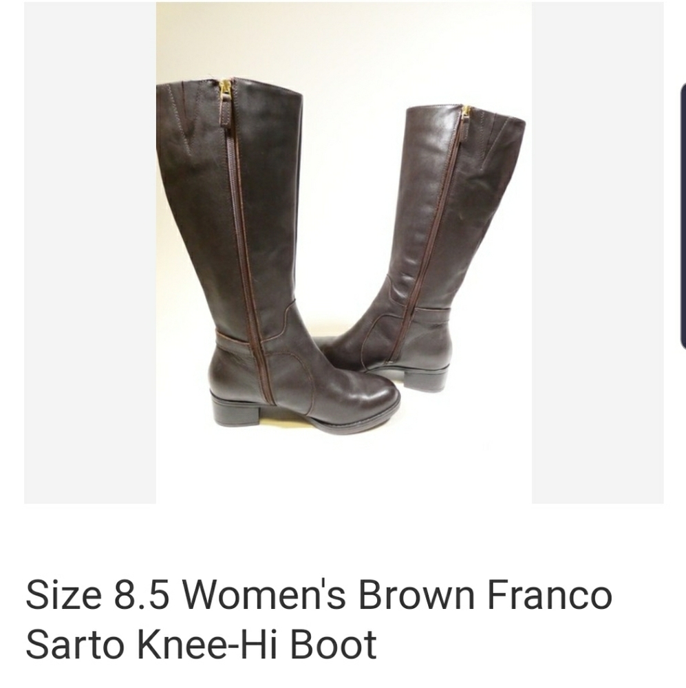 Very chic knee hi boots.